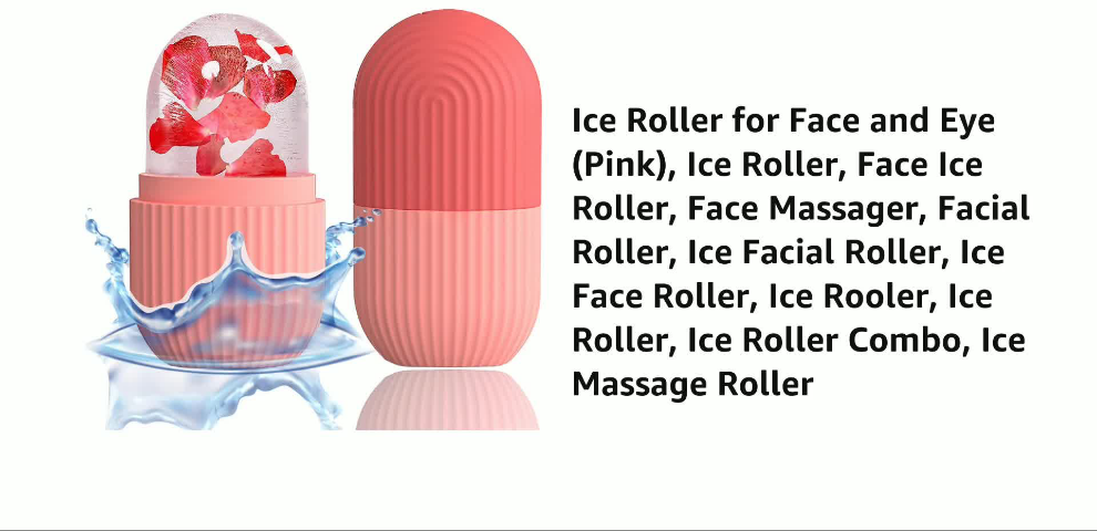 (PACK OF 3) Ice Roller combo for Face, Eyes and Neck, Brighten Skin, Cryotherapy for Face