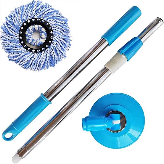 Eco Spin Mop-Rod Stick with 1 refill (free)