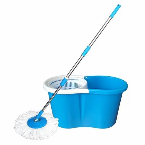 Mop Bucket Set With 3 Refill And 4 Cleaning Accessories Items