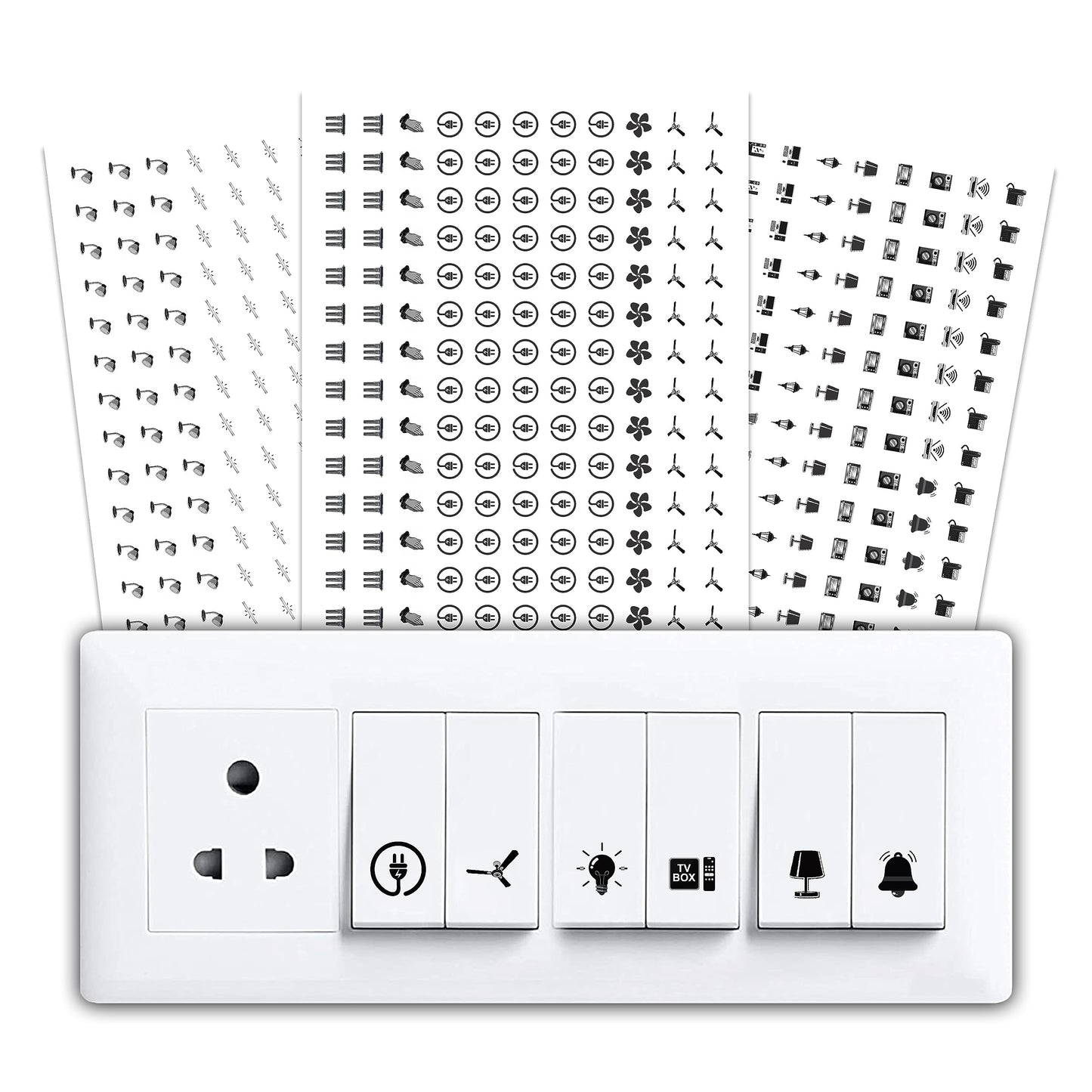 FABULOUS QUALITY LIGHT SWITCH STICKER FOR CONVINIENCE |GET MORE THAN 330 Pcs OF STICKERS!