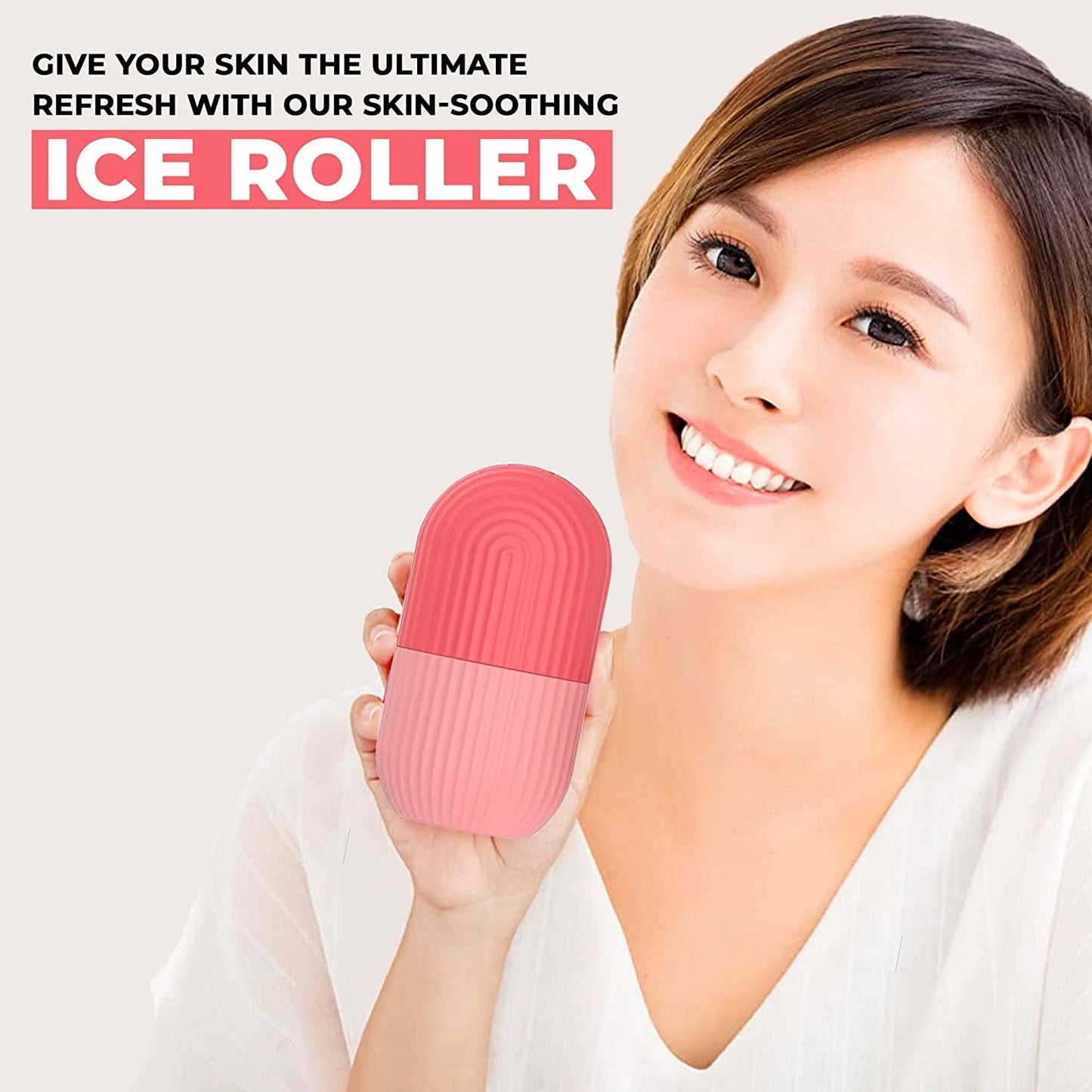 (PACK OF 3) Ice Roller combo for Face, Eyes and Neck, Brighten Skin, Cryotherapy for Face