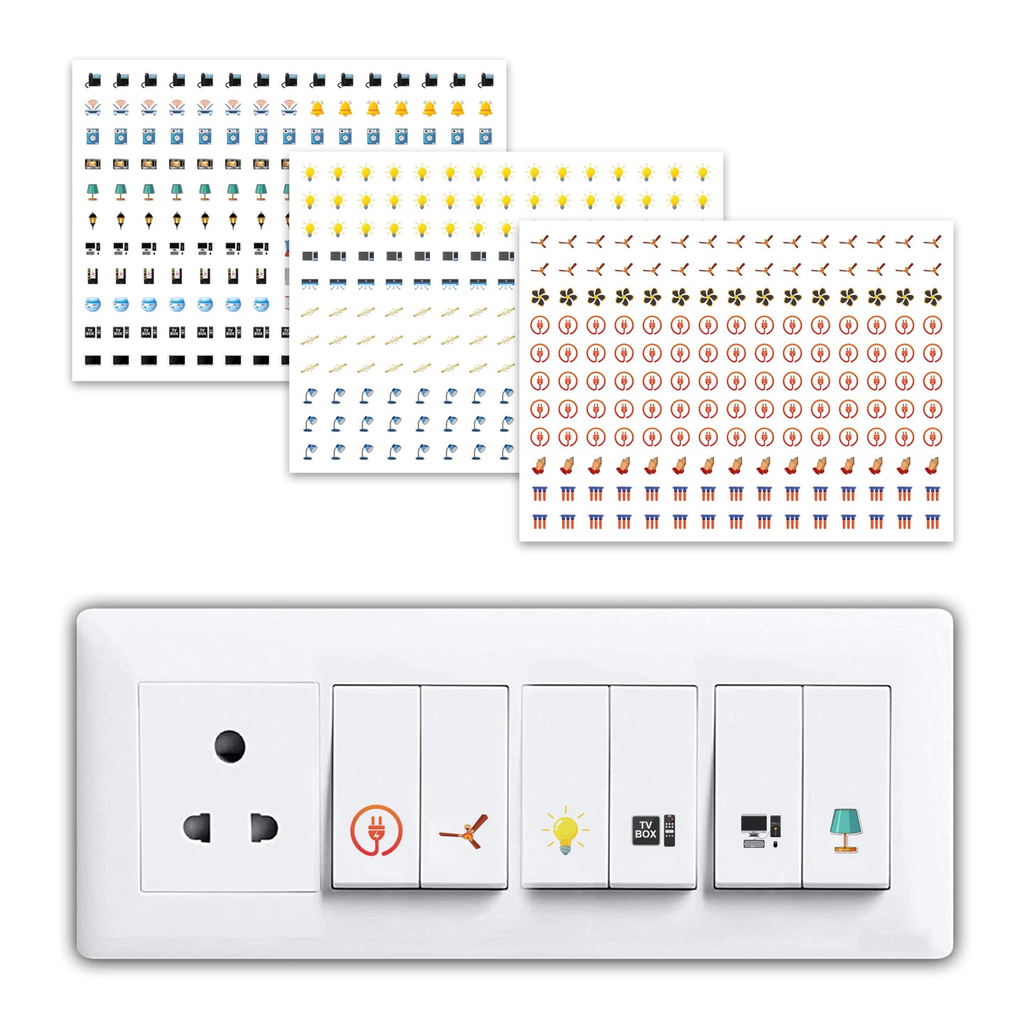 FABULOUS QUALITY LIGHT SWITCH STICKER FOR CONVINIENCE |GET MORE THAN 330 Pcs OF STICKERS!