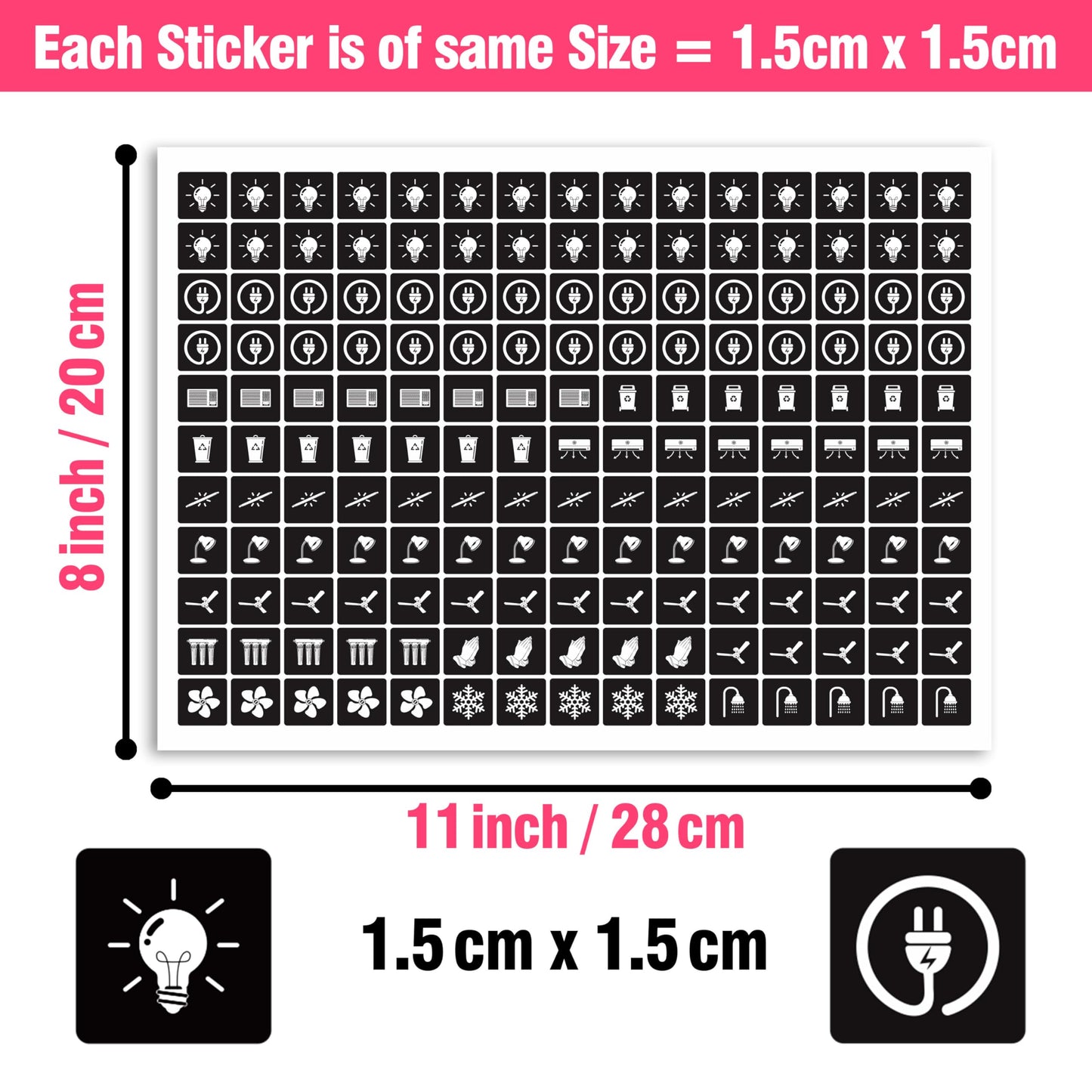 FABULOUS QUALITY LIGHT SWITCH STICKER FOR CONVINIENCE |GET MORE THAN 330 Pcs OF STICKERS!