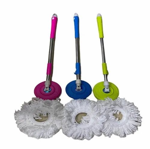 Eco Spin Mop-Rod Stick with 1 refill (free)