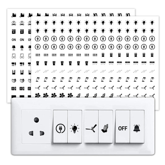FABULOUS QUALITY LIGHT SWITCH STICKER FOR CONVINIENCE |GET MORE THAN 330 Pcs OF STICKERS!